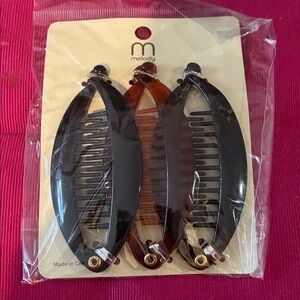 Women's Hair Combs - Black and Brown